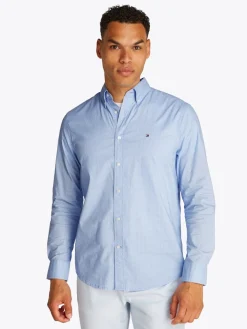 Tommy Hilfiger Kauluspaidat|Kaikki Paidat>miesten kauluspaita, FLEX POPLIN MINI PRINT RFSHIRT