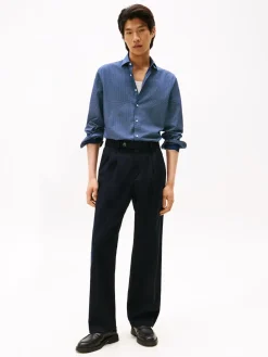 Tommy Hilfiger Kauluspaidat|Kaikki Paidat>miesten kauluspaita, CL - FAKE SOLID PRT SF SWS SHIRT