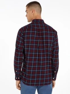 Tommy Hilfiger Kauluspaidat|Kaikki Paidat>Miesten Kauluspaita, BRUSHED EASY CHECK