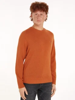 Tommy Hilfiger Neulepuserot|Kaikki Neuleet>Miesten Neulepusero, LAMBSWOOL CREW NECK KONEPESTÄVÄ