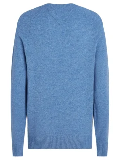 Tommy Hilfiger Neulepuserot|Kaikki Neuleet>Miesten Neulepusero, LAMBSWOOL CREW NECK KONEPESTÄVÄ