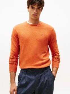 Tommy Hilfiger Neulepuserot|Kaikki Neuleet>miesten neule, PIMA ORG CTN CASHMERE CREW NECK