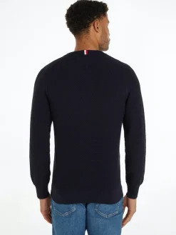 Tommy Hilfiger Neulepuserot|Kaikki Neuleet>Miesten Neulepusero, OVAL STRUCTURE CREW