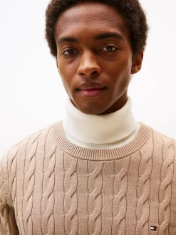 Tommy Hilfiger Neulepuserot|Kaikki Neuleet>miesten neulepaita Classic Cotton Cable Crew Neck,