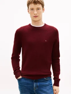 Tommy Hilfiger Neulepuserot|Kaikki Neuleet>miesten neulepusero CLAMBSWOOL CREW NECK,