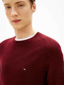 Tommy Hilfiger Neulepuserot|Kaikki Neuleet>miesten neulepusero CLAMBSWOOL CREW NECK,