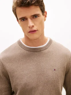 Tommy Hilfiger Neulepuserot|Kaikki Neuleet>miesten neulepusero PIMA ORG CTN CASHMERE CREW NECK,