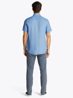 Tommy Hilfiger Kauluspaidat|Kaikki Paidat>miesten paita, PIGMENT DYED LINEN RF SS