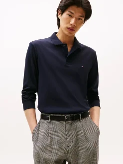 Tommy Hilfiger Pikeepaidat|Kaikki Paidat>miesten pitkähihainen pikeepaita, L/S LIQUID COTTON REG POLO