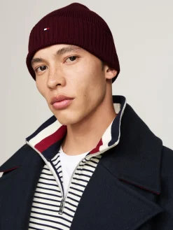 Tommy Hilfiger Pipot|Kaikki Päähineet>miesten pipo, TH FLAG PIMA COTTON BEANIE