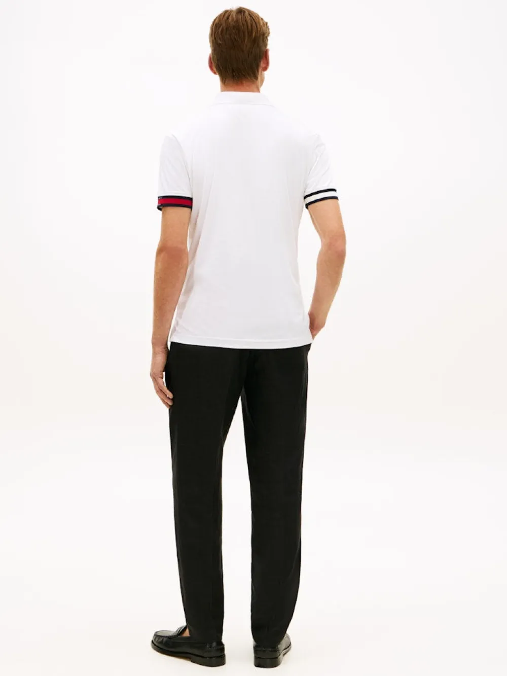 Tommy Hilfiger Pikeepaidat>miesten pikeepaita RWB Cuff Liquid Cottom Slim Polo,