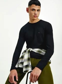 Tommy Hilfiger Pitkähihaiset Paidat|Kaikki Paidat>Miesten Pitkähihainen T-paita STRETCH SLIM FIT LONG SLEEVE TEE