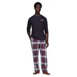Tommy Hilfiger Pyjamat Ja Yöhousut|Kaikki Alusasut Ja Pyjamat>Miesten Pyjamapaita, LS TEE LOGO GOLD