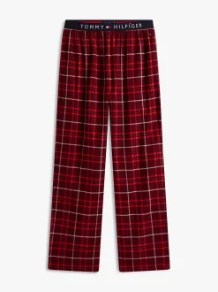 Tommy Hilfiger Pyjamat Ja Yöhousut|Kaikki Alusasut Ja Pyjamat>miesten pyjamahousut K FLANNEL PJ PANT WAISTBAND,