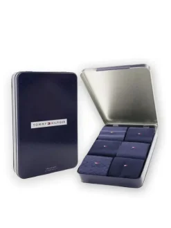 Tommy Hilfiger Sukat|Kaikki Asusteet>miesten sukat TH MEN SOCK 6P TIN GIFT BOX BIRDEYE,