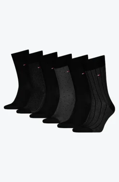 Tommy Hilfiger Sukat|Kaikki Asusteet>Miesten Sukat, MEN SOCK TIN GIFT BOX 6 PACK