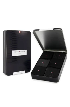 Tommy Hilfiger Sukat|Kaikki Asusteet>Miesten Sukat, MEN SOCK TIN GIFT BOX 6 PACK
