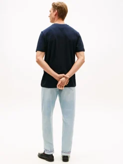 Tommy Hilfiger T-Paidat|Kaikki Paidat>miesten t-paita Global Stripe Pique Pocket Tee,