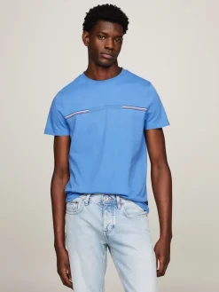 Tommy Hilfiger T-Paidat|Kaikki Paidat>Miesten T-Paita, STRIPE CHEST TEE