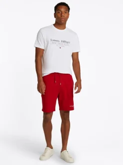 Tommy Hilfiger T-Paidat|Kaikki Paidat>miesten t-paita, HILFIGER CENTER STACK LOGO TEE