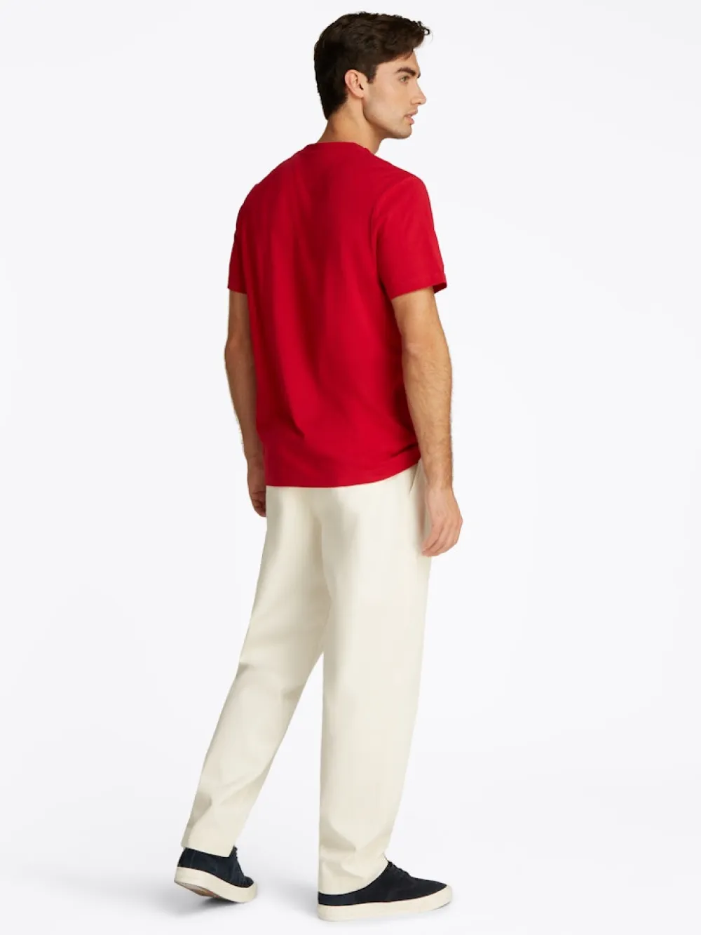 Tommy Hilfiger T-Paidat|Kaikki Paidat>miesten t-paita, HILFIGER CENTER STACK LOGO TEE