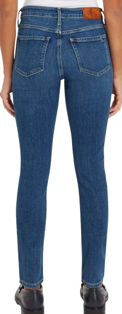 Tommy Hilfiger Farkut|Kaikki Housut Ja Farkut>naisten farkut, COMO SKINNY RW MID BLUE Indigo