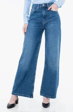 Tommy Hilfiger Farkut|Kaikki Housut Ja Farkut>naisten farkut, FLO WIDE LEG JEANS Indigo