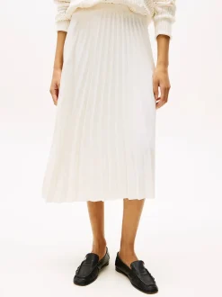 Tommy Hilfiger Hameet|Kaikki Mekot Ja Hameet>naisten hame, FLUID PLEATED PULL ON MIDI SKIRT