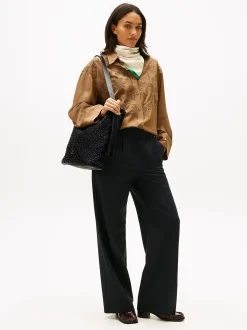 Tommy Hilfiger Laukut|Kaikki Asusteet>naisten laukku TH BRAIDED MAXI HOBO,