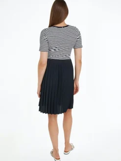 Tommy Hilfiger Mekot|Kaikki Mekot Ja Hameet>Naisten Mekko RIB CNK PLEATED KNEE DRESS