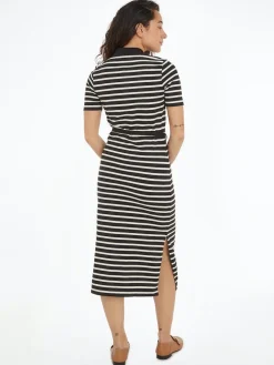 Tommy Hilfiger Mekot|Kaikki Mekot Ja Hameet>Naisten Mekko, REG BRETON MIDI POLO DRESS SS