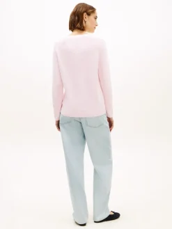 Tommy Hilfiger Kaikki Paidat|Neulepuserot>naisten neulepusero Cardi Fine GG LS Boat Neck Sweater,