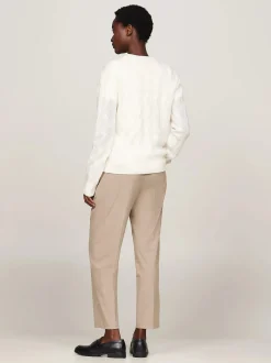 Tommy Hilfiger Neulepuserot|Kaikki Neuleet>Naisten Neule, K-SOFT WOOL CABLE C-NK