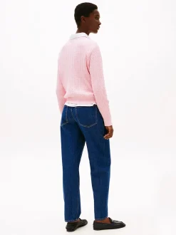 Tommy Hilfiger Neulepuserot|Kaikki Neuleet>naisten neulepusero, CO CABLE C-NK LS SWEATER