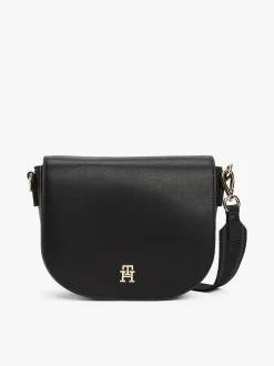 Tommy Hilfiger Laukut|Kaikki Asusteet>naisten olkalaukku, TH LOGOTAPE SADDLE BAG