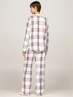 Tommy Hilfiger Pyjamat Ja Yöasut|Kaikki Alusasut Ja Pyjamat>Naisten Pyjama, K-GIFT FLANNEL SET&SLIPPER