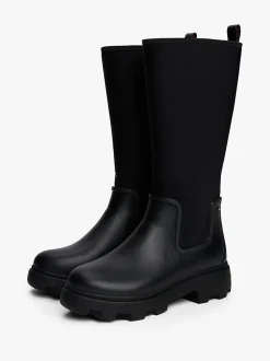 Tommy Hilfiger Talvikengät|Maiharit, Nilkkurit Ja Saappaat>naisten saappaat FLAG LONG RAINBOOT WARM LINING,