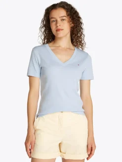 Tommy Hilfiger T-Paidat|Kaikki Paidat>naisten t-paita, SLIM CODY V-NK SS, C1O