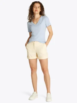 Tommy Hilfiger T-Paidat|Kaikki Paidat>naisten t-paita, SLIM CODY V-NK SS, C1O