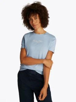 Tommy Hilfiger T-Paidat|Kaikki Paidat>naisten t-paita, K-REG SCRIPT C-NK TEE SS