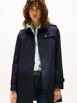 Tommy Hilfiger Kevättakit|Trenssit>naisten trenssitakki, HERITAGE SINGLE BREASTED TRENCH