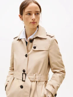 Tommy Hilfiger Kevättakit|Trenssit>naisten trenssitakki, HERITAGE SINGLE BREASTED TRENCH