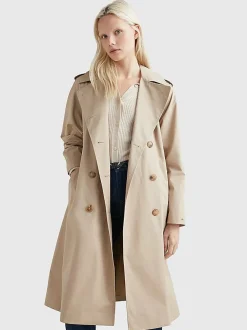 Tommy Hilfiger Kevättakit|Trenssit>Naisten Trenssi, AD-COTTON BLEND TRENCH