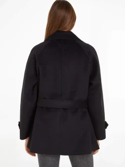 Tommy Hilfiger Talvitakit|Villakangastakit>Naisten VillakangasTakki, DF WOOL BLEND SHORT TRENCH