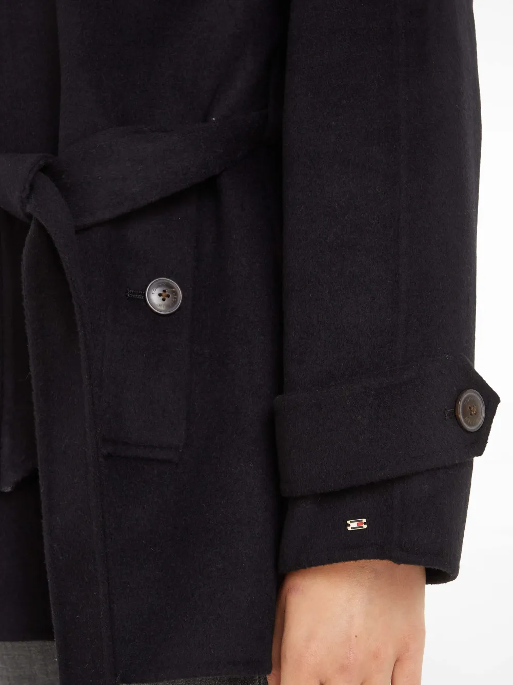 Tommy Hilfiger Talvitakit|Villakangastakit>Naisten VillakangasTakki, DF WOOL BLEND SHORT TRENCH