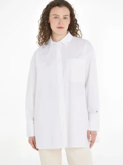 Tommy Hilfiger Paitapuserot|Kaikki Paidat>Naisten Väljänmallinen Kauluspaita, SMD ESSENTIAL LOOSE FIT SHIRT