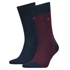 Tommy Hilfiger Sukat|Kaikki Asusteet>SOCKS Miesten Sukat, K MEN 2-PACK SOCK BIRDEYE Punainen Kuosi