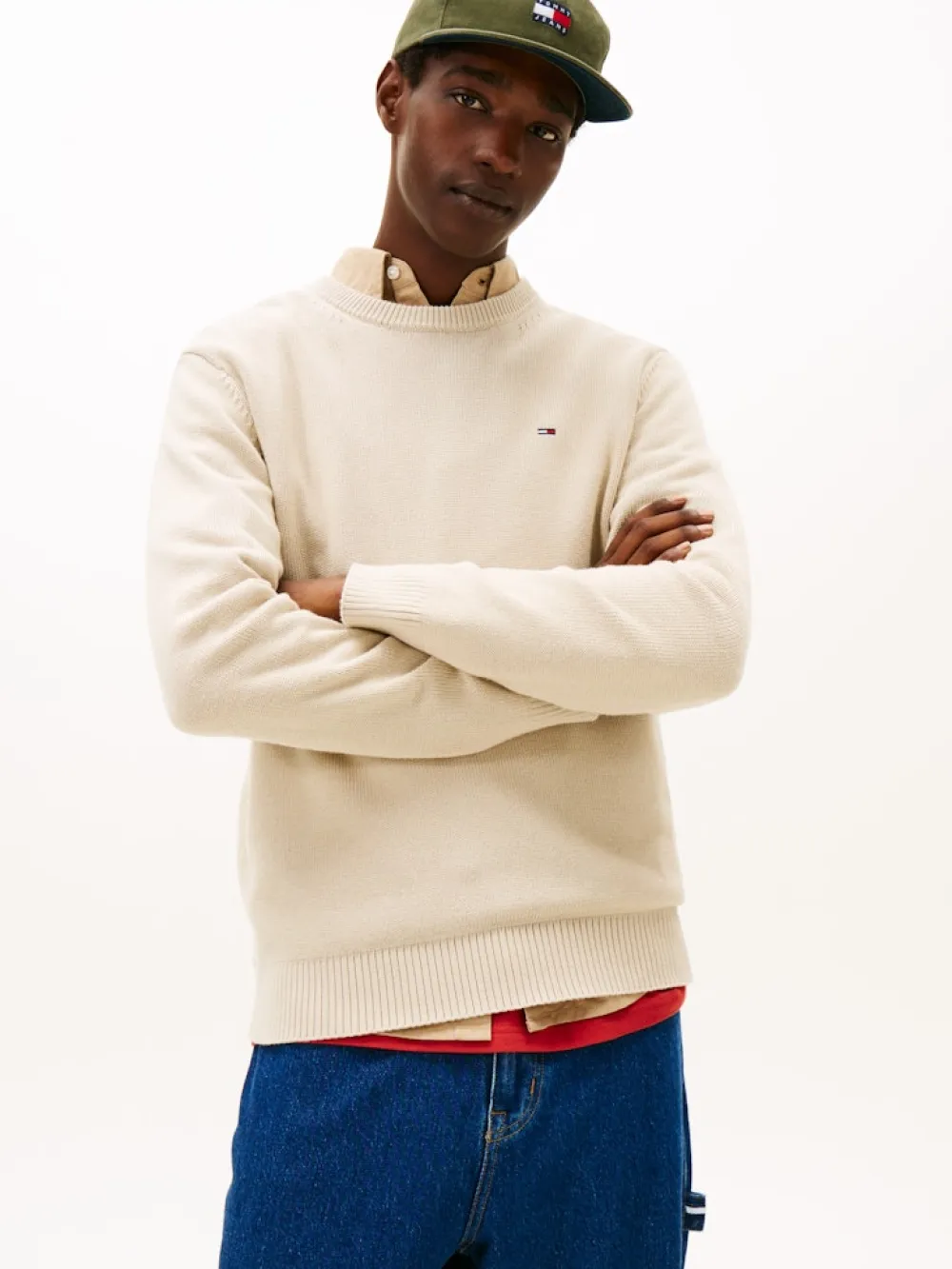 Tommy Jeans Neulepuserot|Kaikki Neuleet>miesten neulepusero TJM Slim ESS Sweater EXT,