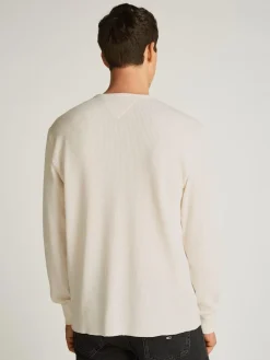 Tommy Jeans Collegepaidat|Kaikki Paidat>Miesten Paita, REG WAFFLE HENLEY TEE