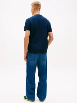 Tommy Jeans T-Paidat>miesten t-paita TJM REG SIGNATURE STRIPE T EXT,